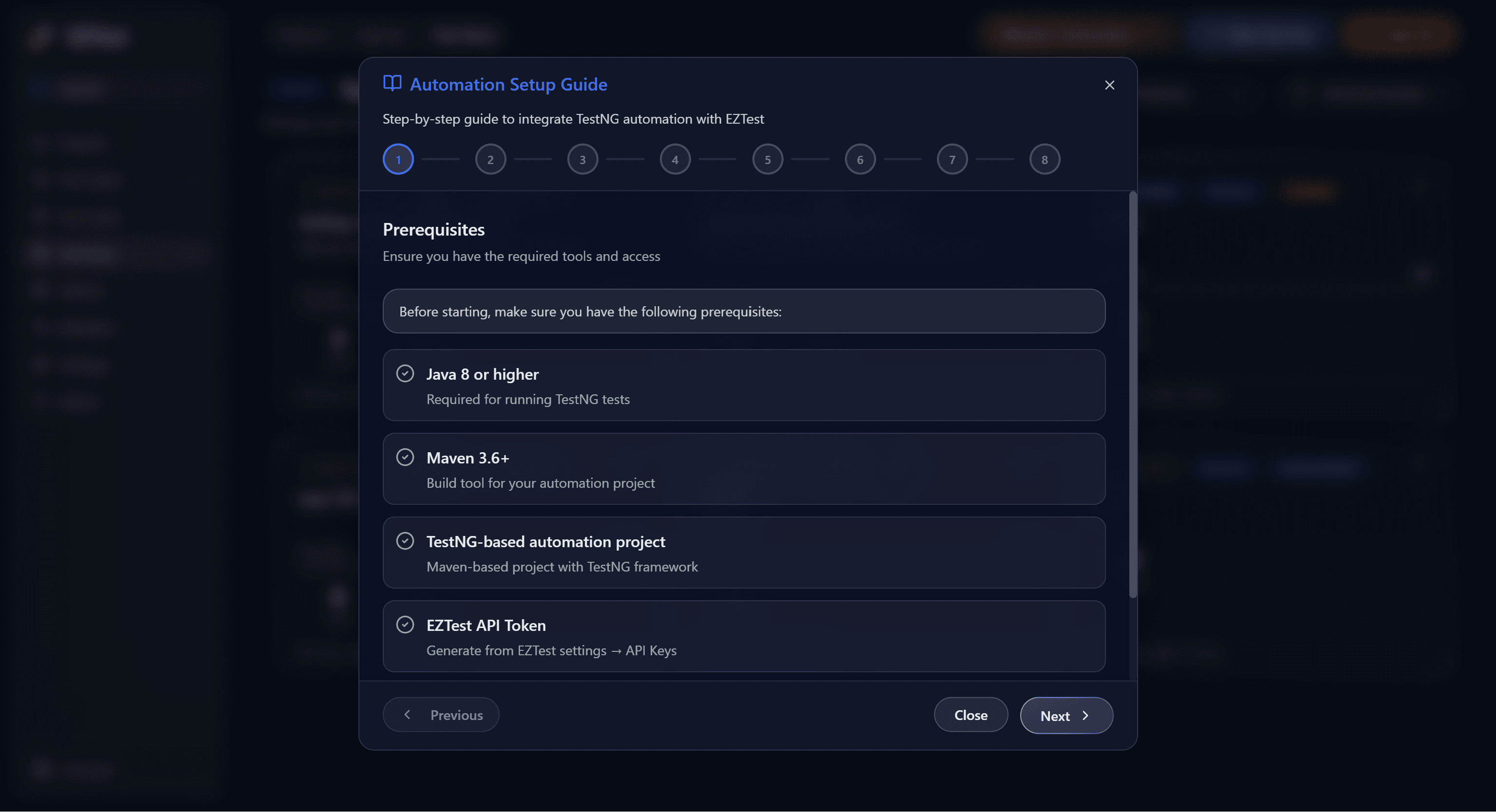 Automation Integration Setup